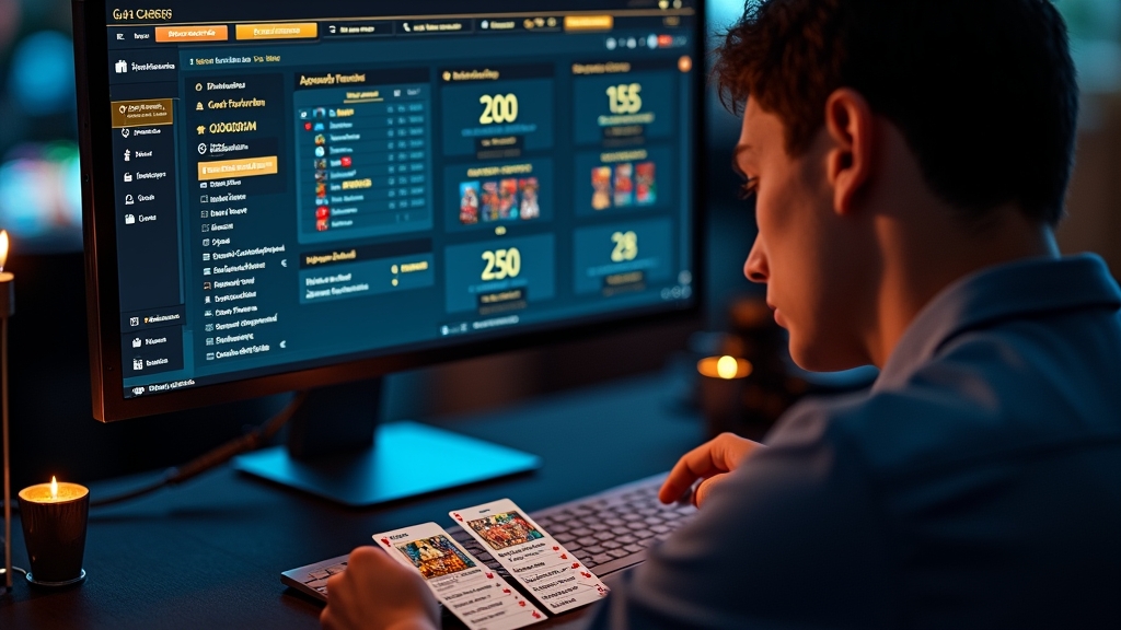 Player comparing no deposit bonus terms on a casino dashboard